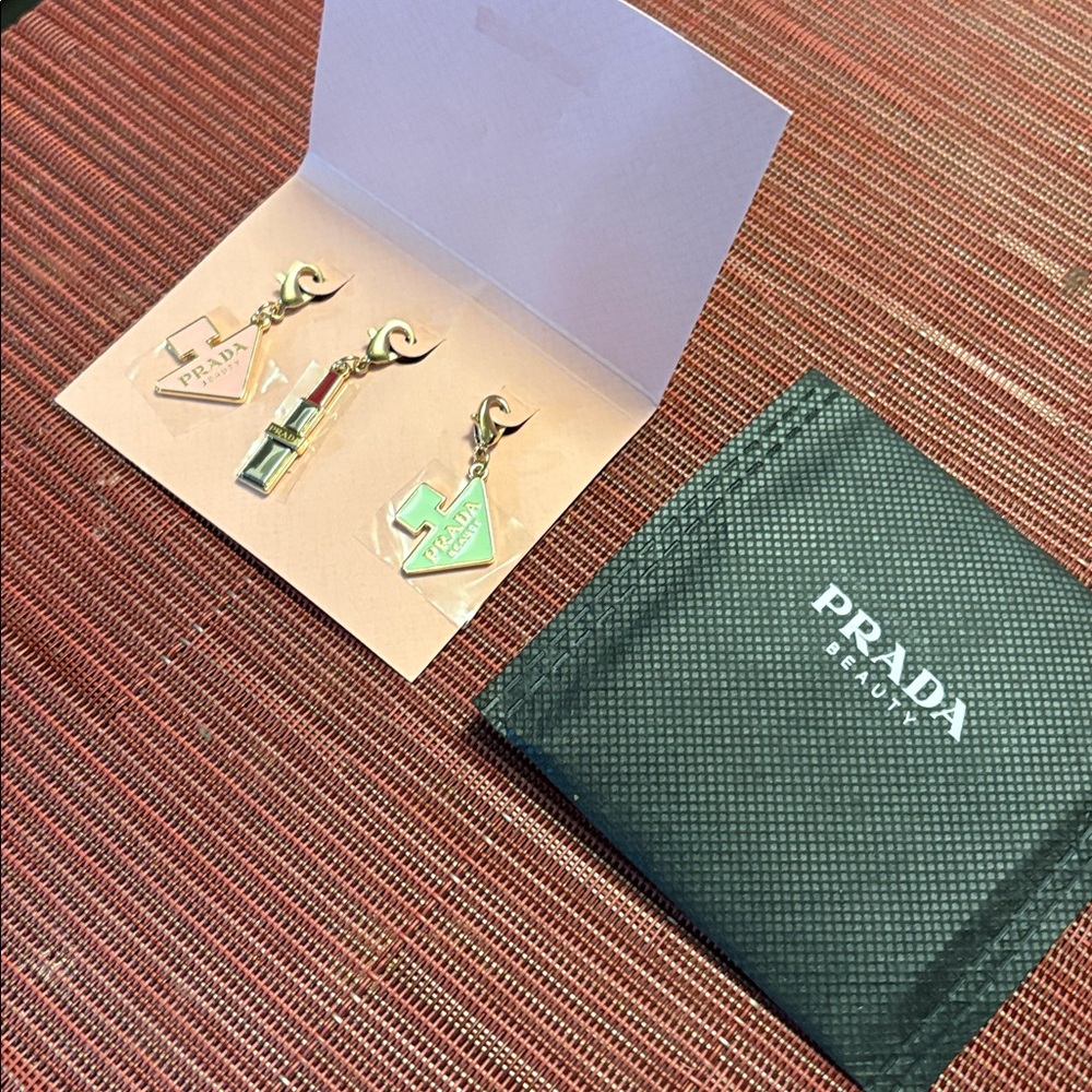 Prada Pink and Green Charms - Picture 7 of 8